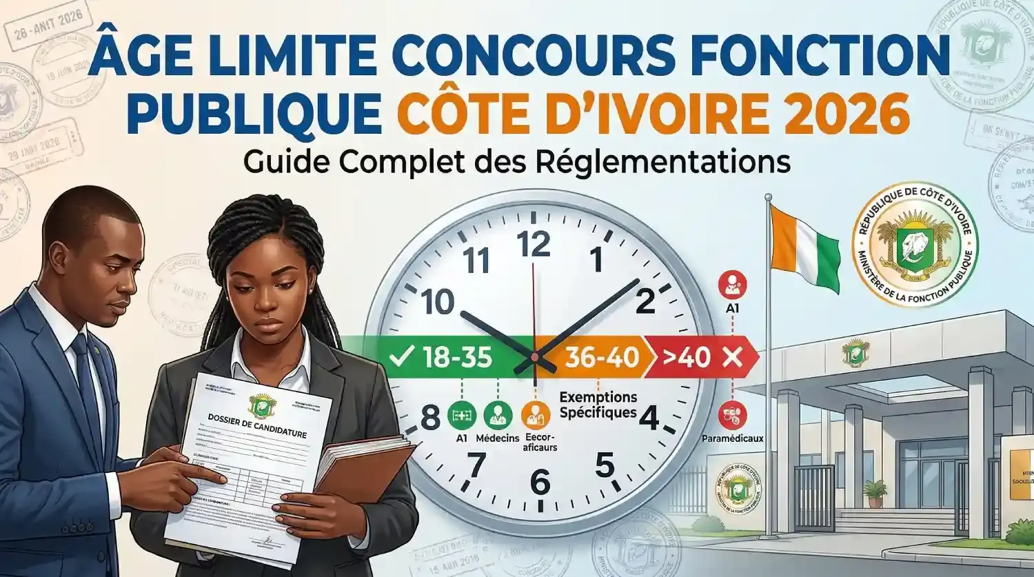 Âge Limite Concours Fonction Publique Côte d'Ivoire 2026 : Guide Complet des Réglementations