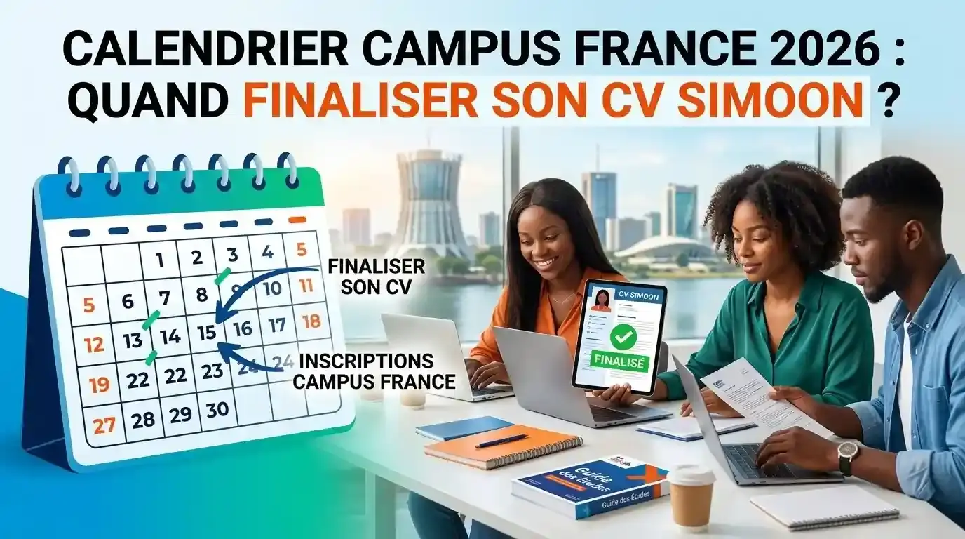 Calendrier Campus France 2026 : quand finaliser son CV Simoon ?