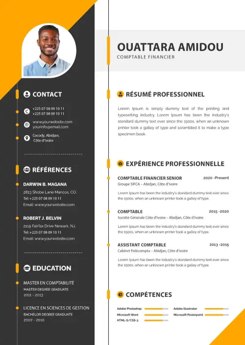 CV modèle Premium